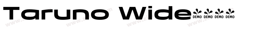 Taruno Wide字体转换